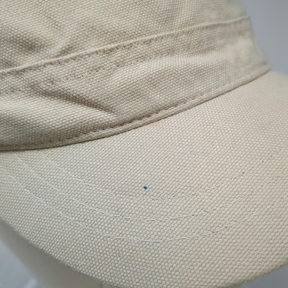 Kerrits Army Cap Beige One Size Cotton Buckle Strapback Cadet Carrot Logo Hat