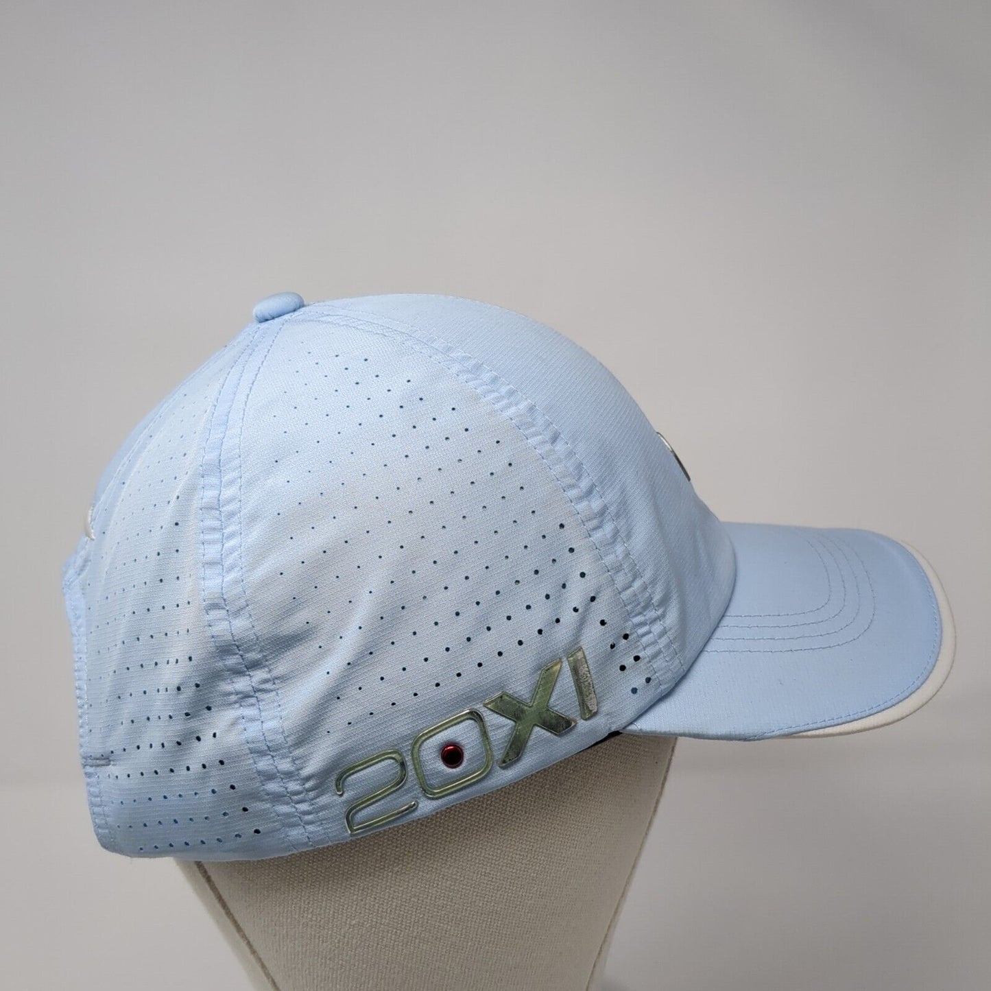 Nike 20XI VRS Strapback Golf Hat Blue One Size Laser Cut Swoosh Outdoor