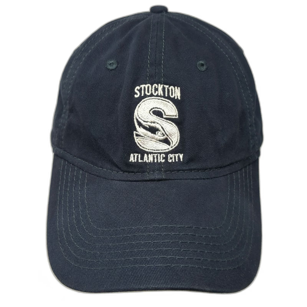 Sportsman Baseball Cap Blue One Size Stockton Atlantic City ACDEVCO Embroidered