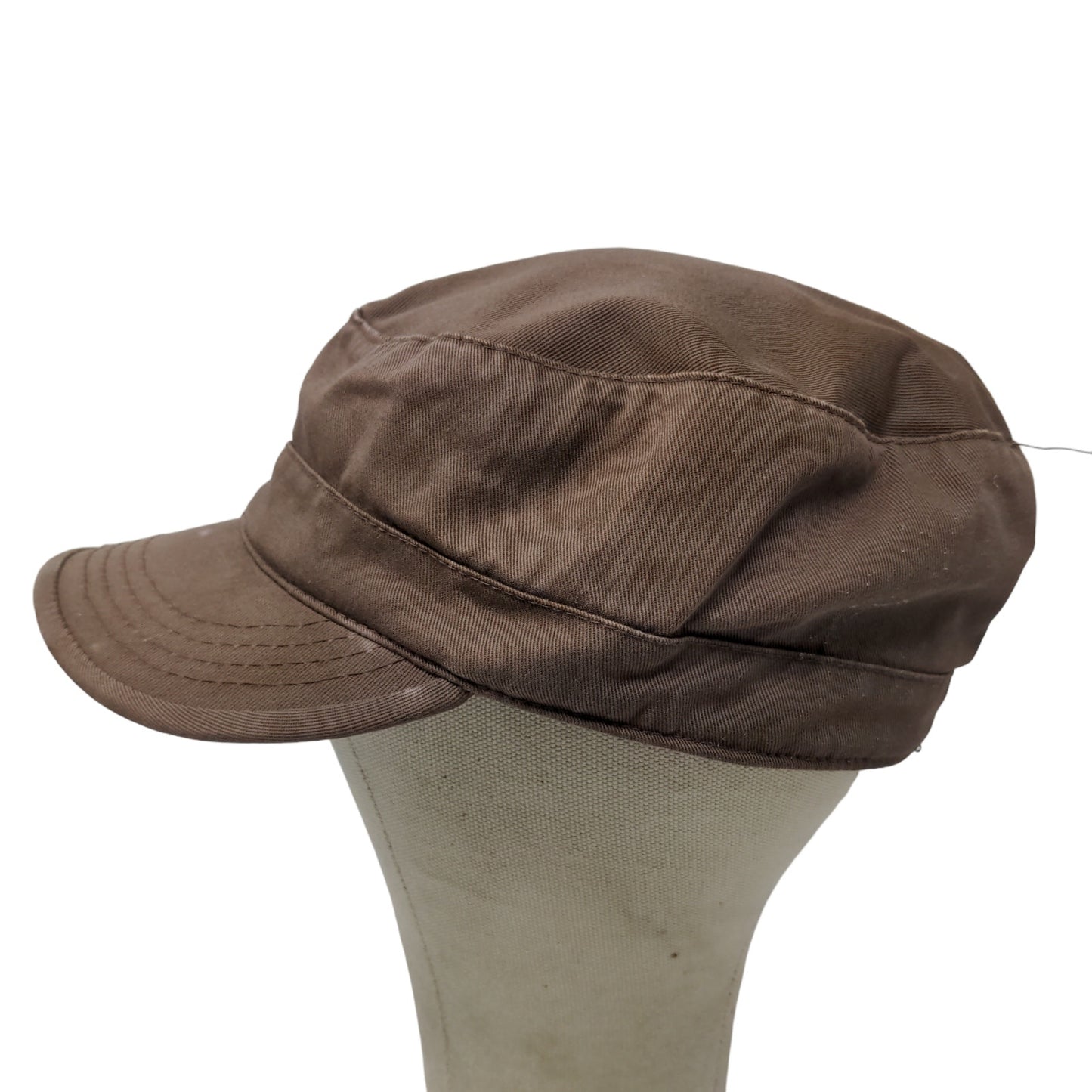 New Fashions of New York Women's Cadet Cap Brown Size XL 100% Cotton