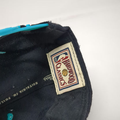 Mitchell & Ness Vancouver Grizzlies NBA Snapback Hat Black Blue One Size Wool Flat