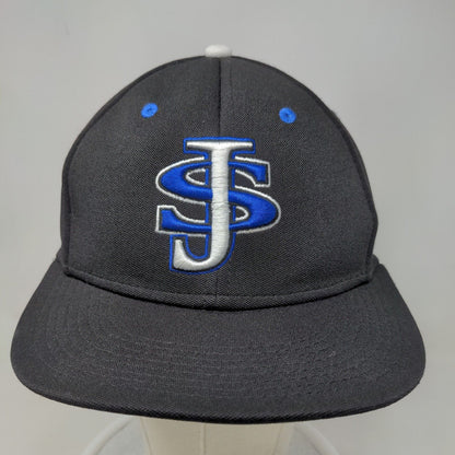 The Game Pro Men's Fitted Hat Black Small Embroidered SJ Knights Logo