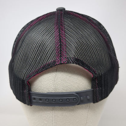 Creations in Thread Trucker Hat Gray One Size Idaho Equine Hospital Floral