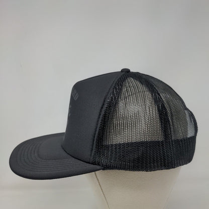 Boneyard Beer Bend OR Snapback Trucker Hat Black OSFM Adjustable Mesh Back Otto