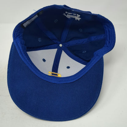 Melonwear Snapback Hat Blue One Size Alaska Airlines Laurel Wreaths Yellow S