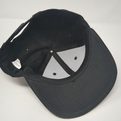 Saltys Tattoo Snapback Hat Black One Size Solid Adjustable 6 Panel