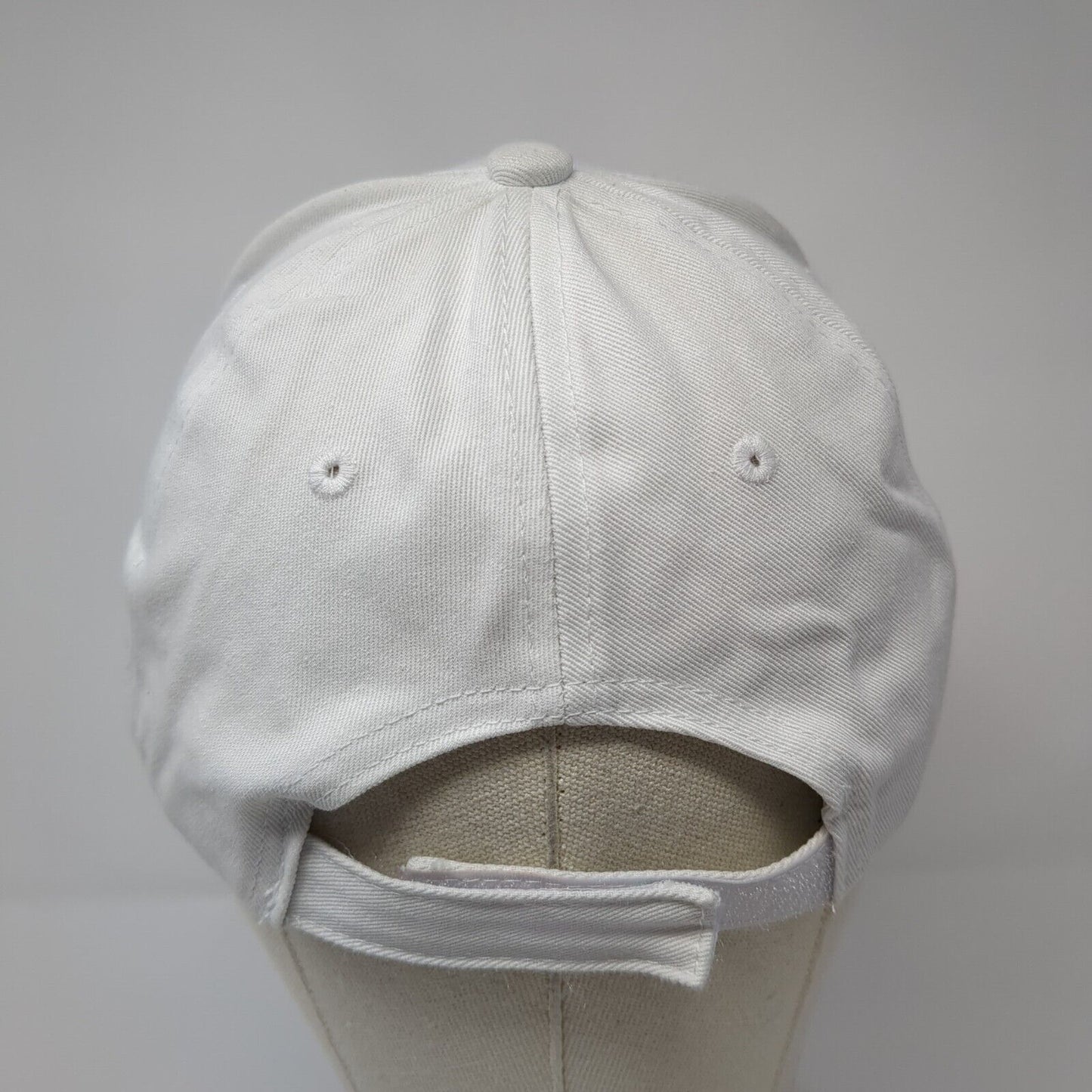First Tee Idaho Strapback Hat White One Size Adjustable Embroidered 6 Panel