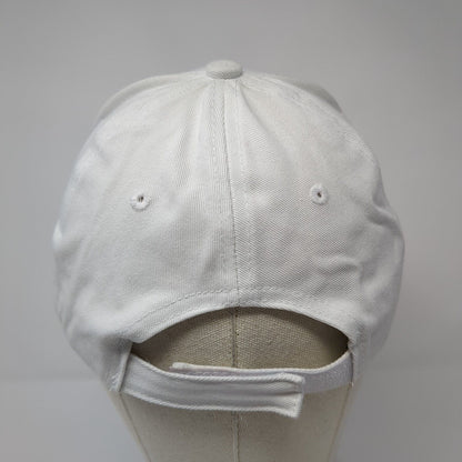 First Tee Idaho Strapback Hat White One Size Adjustable Embroidered 6 Panel