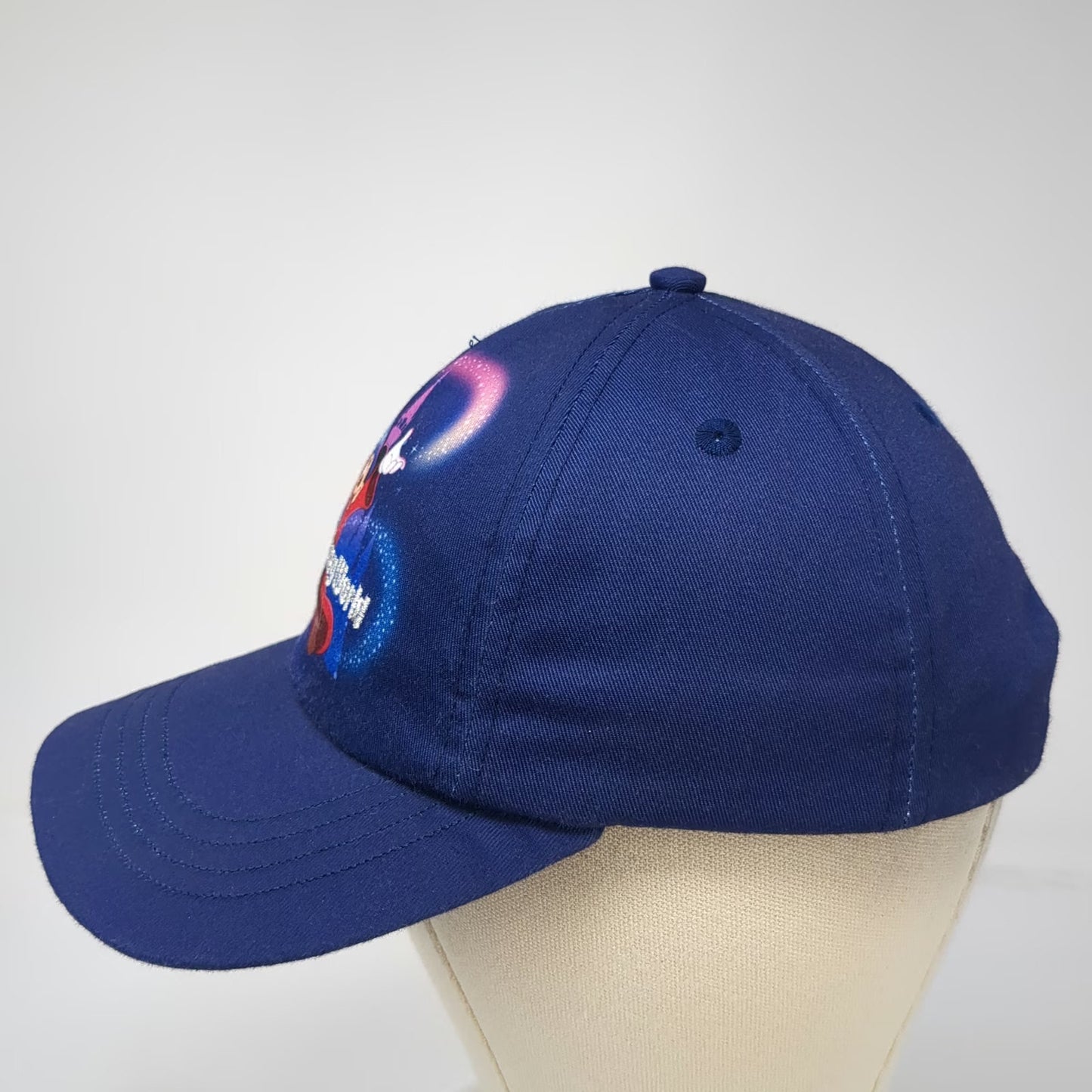Disney Store Baseball Cap Blue OS Sorcerer Mickey Mouse World Slideback Hat