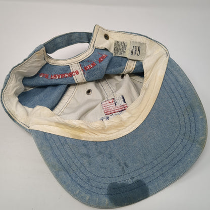GAP 1969 USA Flag Slideback Hat Blue One Size Adjustable Embroidered