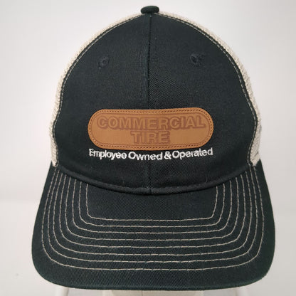 Black Trucker Hat One Size Snapback Commercial Tire Cooper Tires Mesh Back Patch