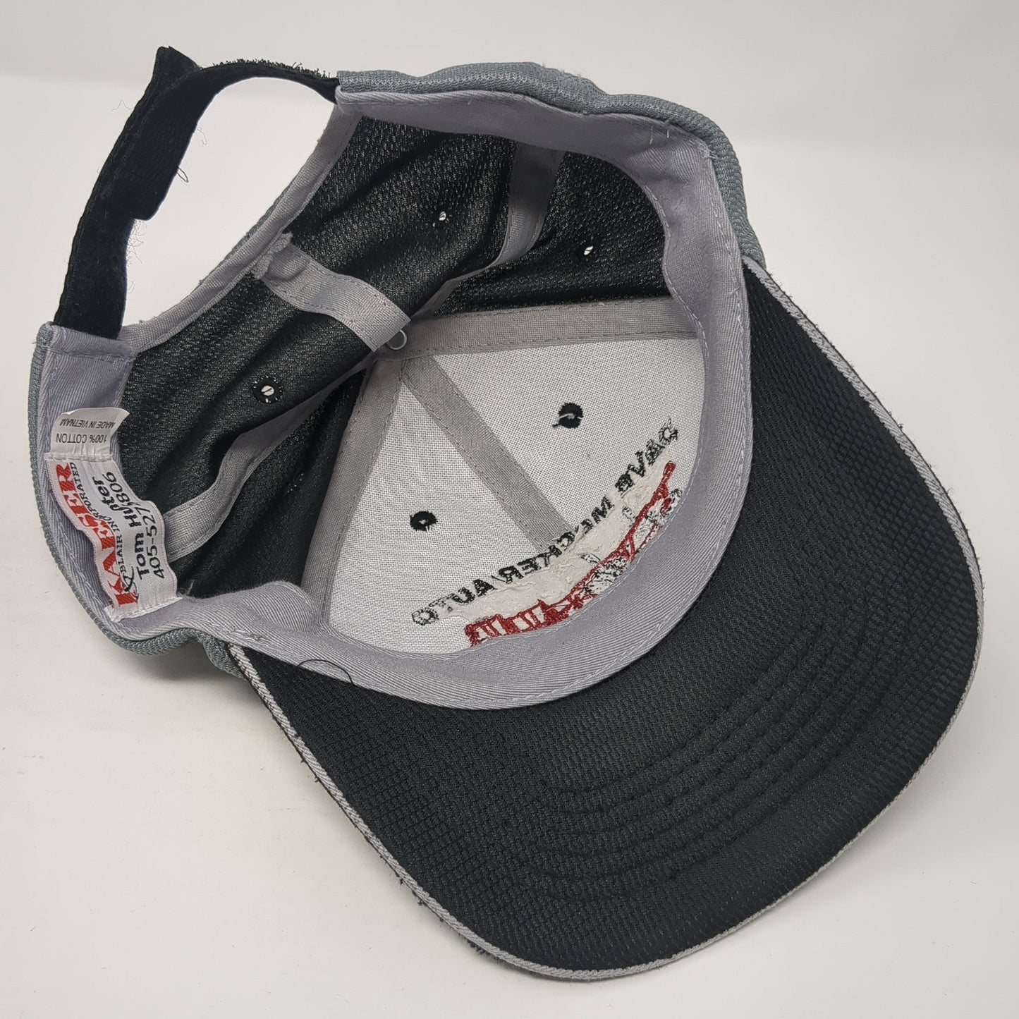 Dave Meeker Auto Oklahoma USA Baseball Cap Gray One Size Adjustable Kaeser