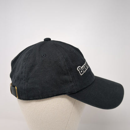 Buenas Vibras Slideback Hat Black One Size Adjustable Leather Strap