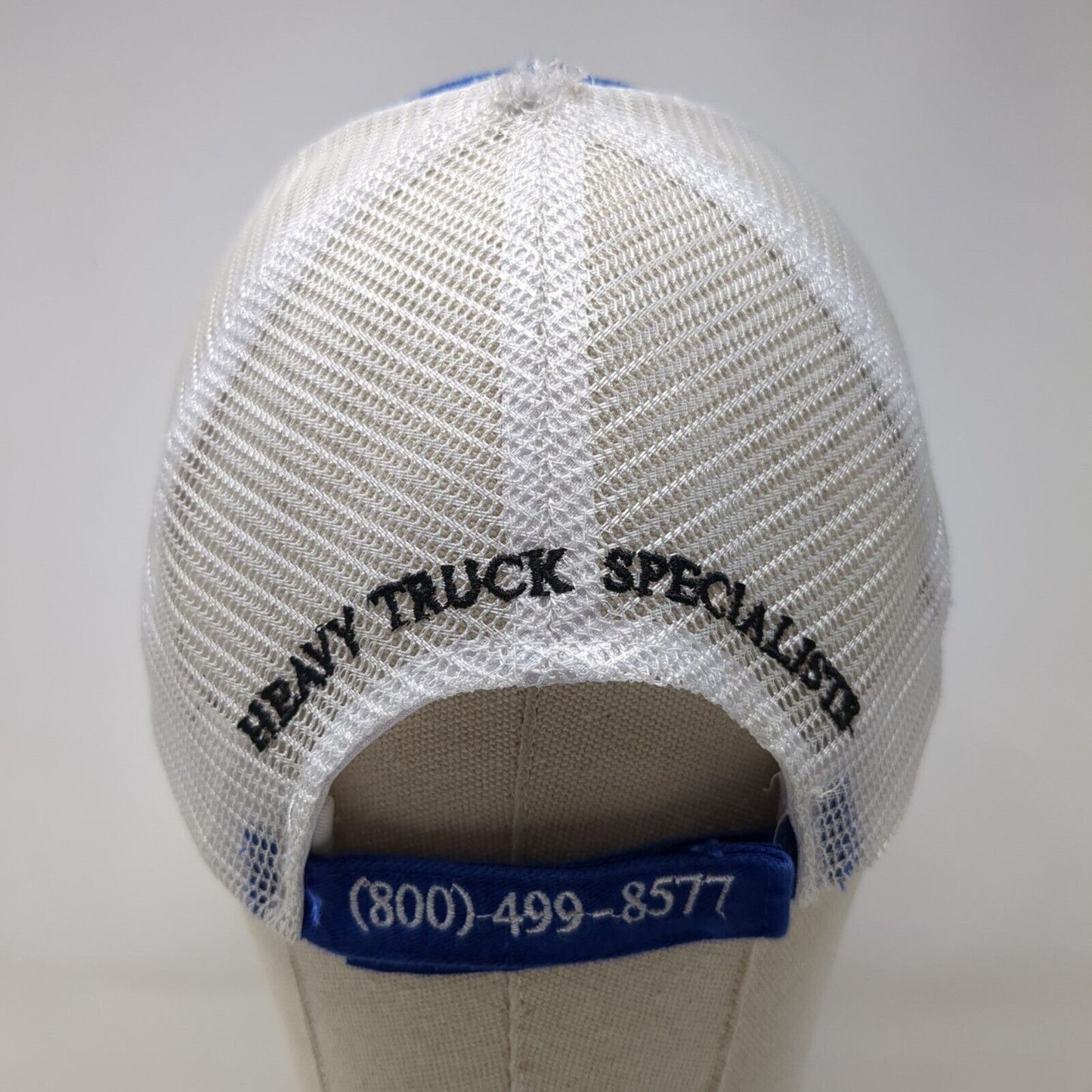 Diesel Depot Since 2000 Strapback Trucker Hat Blue One Size Mesh Back