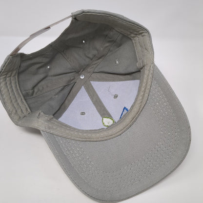 Madison Health Snapback Hat Gray One Size Adjustable Embroidered 6 Panel