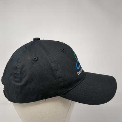 Clearwater River Company LLC Strapback Hat Black One Size Solid 6 Panel