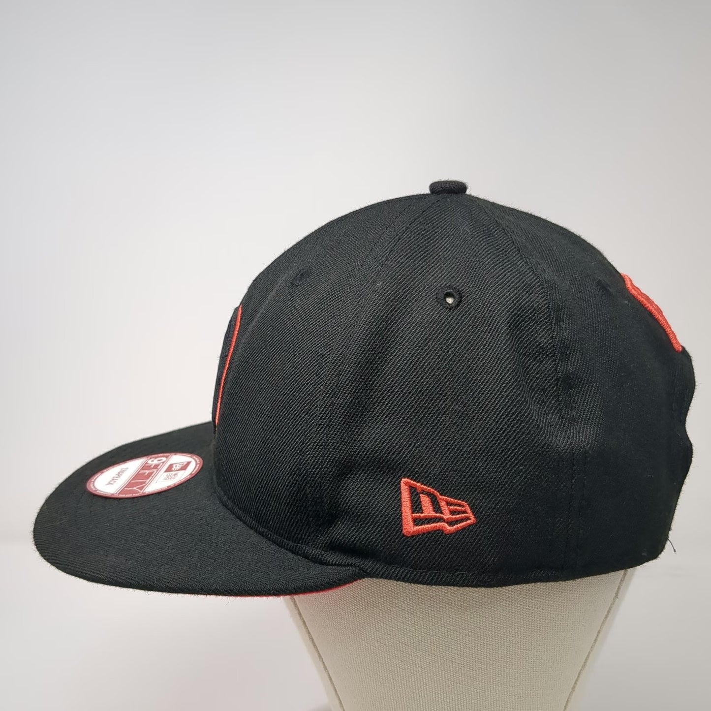New Era Portland Trail Blazers NBA Black Snapback Hat OSFM Red Wool HWC 9FIFTY