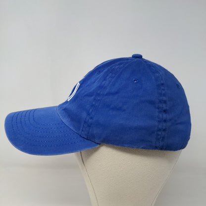 Big X Men's Slideback Hat Blue Embroidered DH Lightning Bolt Logo Cotton