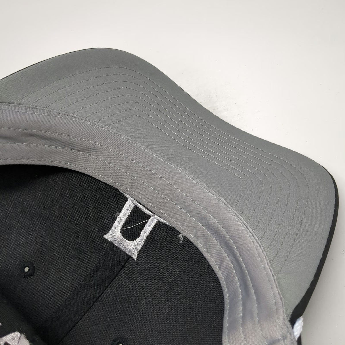 Imperial Snapback Black One Size Hat Rope Arch Logo Performance Golf Embroidered