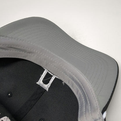 Imperial Snapback Black One Size Hat Rope Arch Logo Performance Golf Embroidered