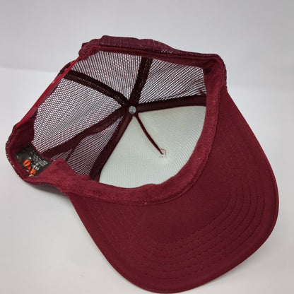 Hope Babes Snapback Trucker Hat Red One Size Adjustable Mesh Back Rope Otto