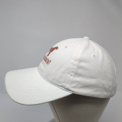 Got Chocolate? Strapback Hat White Adjustable Vented Holes 6 Panel Otto