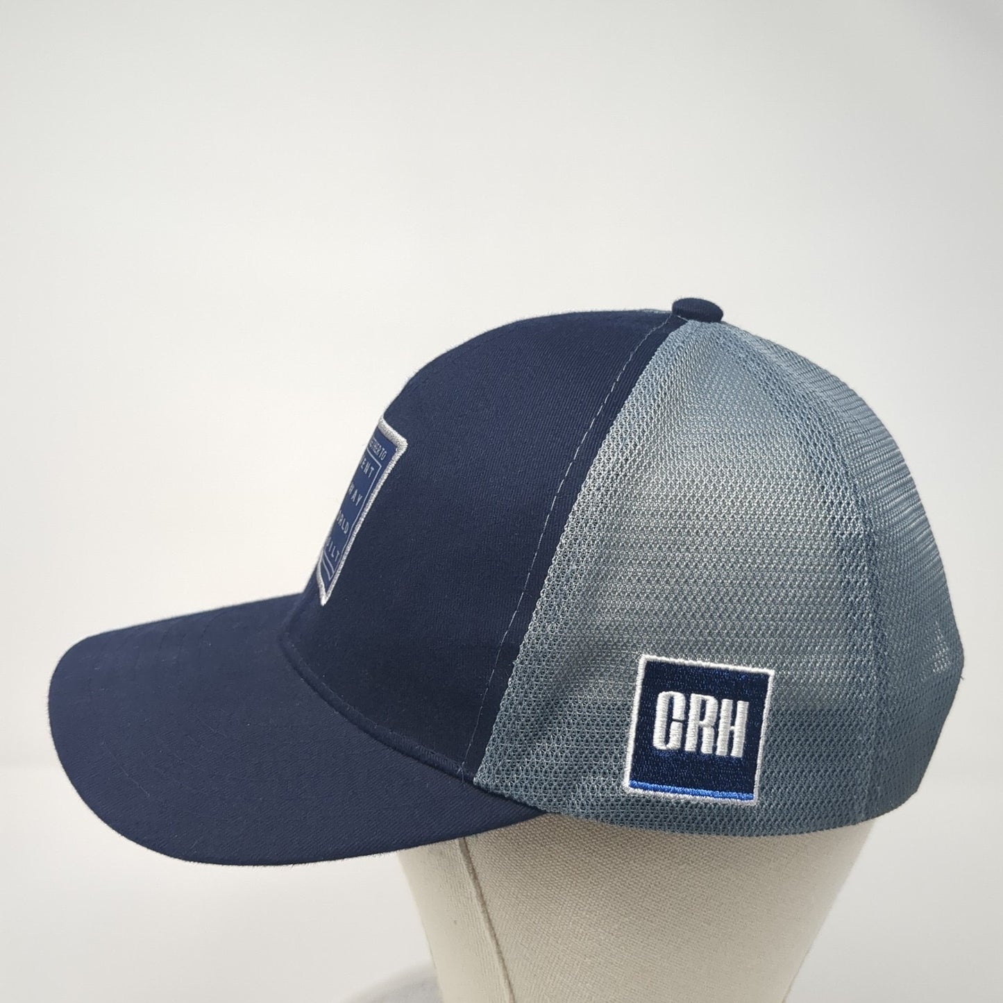 We Stand Together Reinvent The Way Our World Is Built Trucker Hat Blue OS Mesh