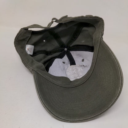 Sweat For A Vet Sport & Health Slideback Hat Green OSFA Embroidered