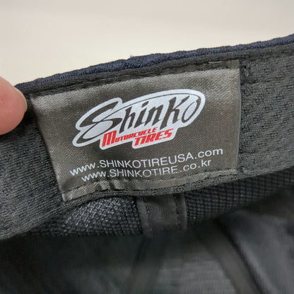 Shinko Motorcycle Tires Blue One Size Baseball Cap Mesh Performance Logo Hat