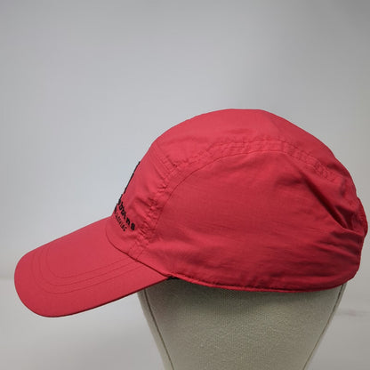 Royal Robbins 5 Panel Red Hat One Size Nylon Side Zipper Pocket Strapback Hiking