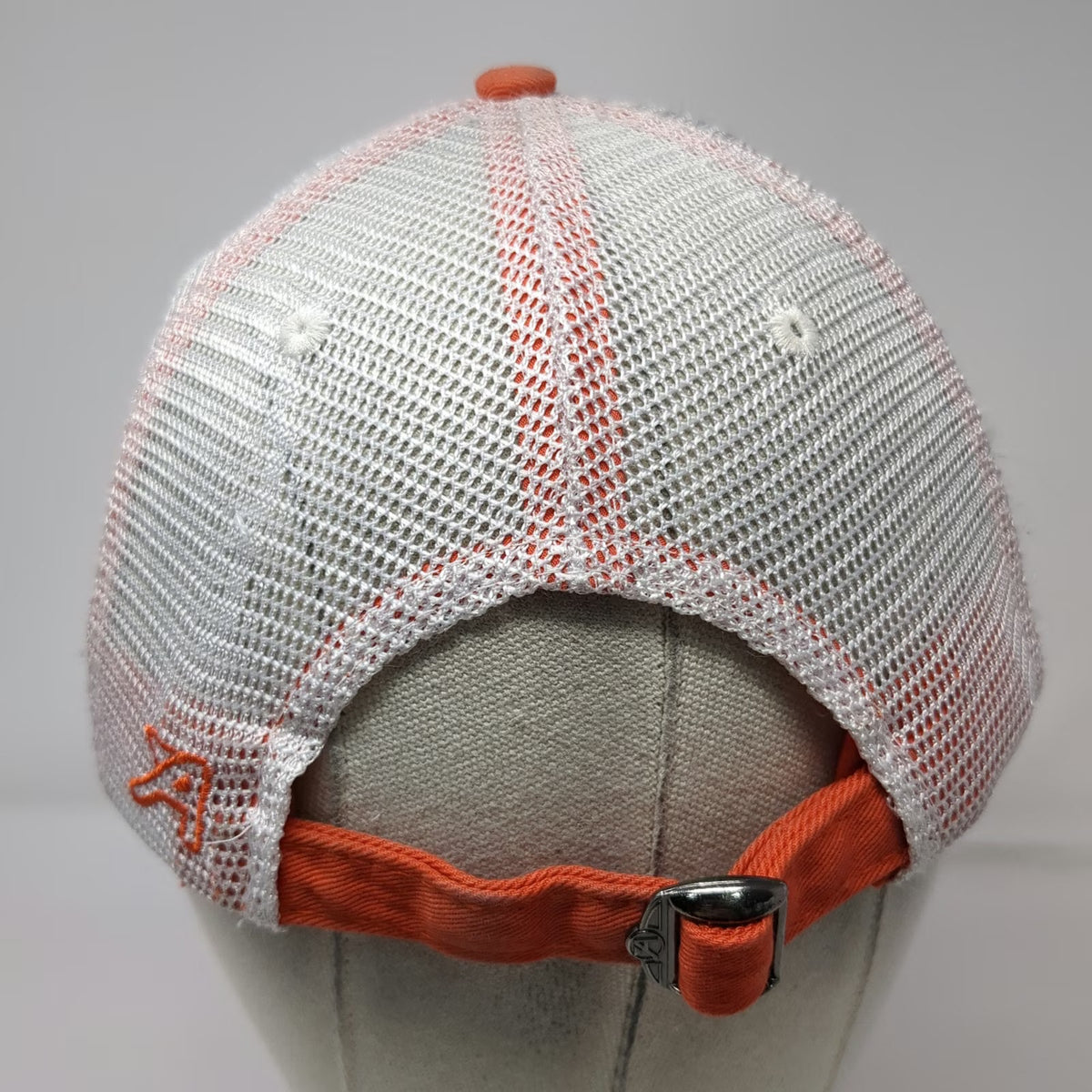 Ahead Baseball Cap Orange One Size Mesh Back McCall Idaho Mile High Marina Hat
