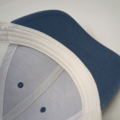 Outdoor Cap Trucker Hat Blue One Size Danone North America Mesh Back Snapback