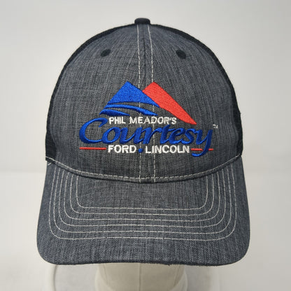 Phil Meador's Courtesy Ford Lincoln Snapback Trucker Hat Gray One Size