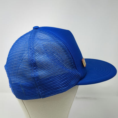 Sportcap Trucker Hat Blue Idaho Safari Potato Mascot Mesh Snapback Vintage