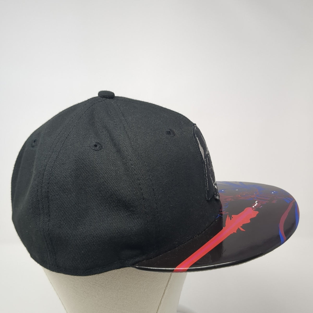 Star Wars 59Fifty Fitted Hat Black 7 1/2 Darth Vader Embroidered Colorful Bill