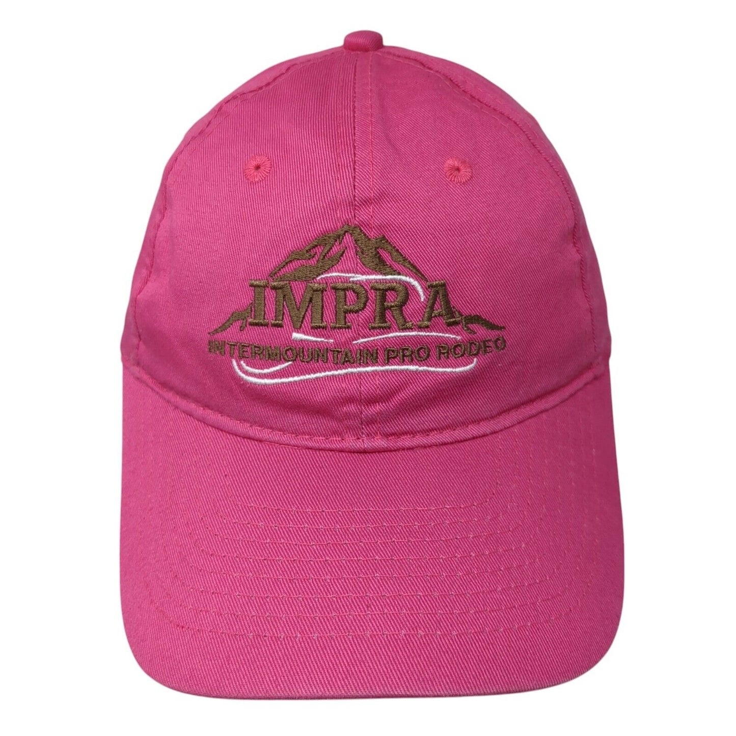 IMPRA Intermountain Pro Rodeo Starpabck Hat Pink One Size Adjustable Embroidered