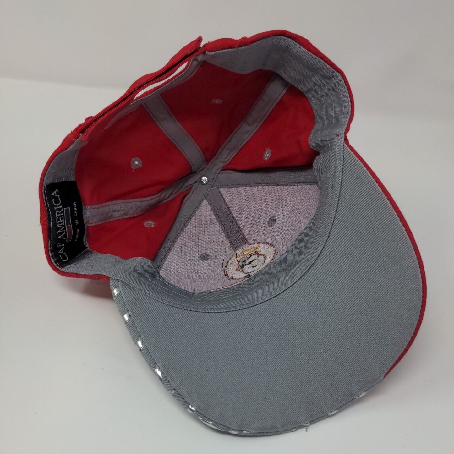 Good Sam Club Strapback Hat Red OSFA Embroidered 6 Panel Cap America