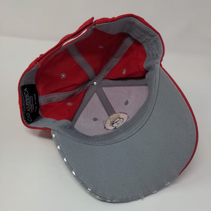 Good Sam Club Strapback Hat Red OSFA Embroidered 6 Panel Cap America