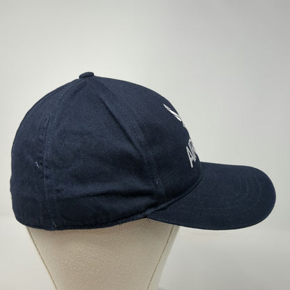 Air National Guard Baseball Cap Blue One Size Fitted GoANG Logo Hat USAF Wings