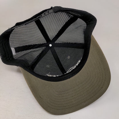Rockwater Energy Solutions Snapback Mesh Back Trucker Hat Green One Size