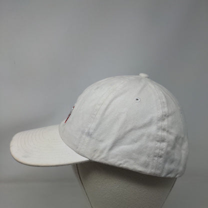 VIBES Slideback Hat Cream One Size Adjustable Embroidered 6 Panel Cotton