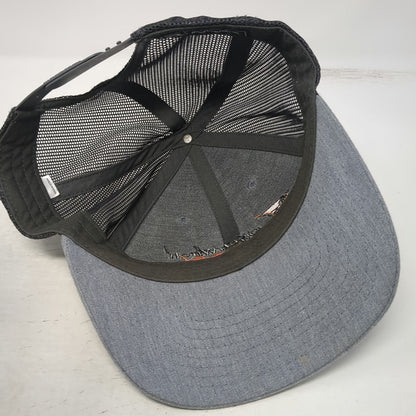 Richardson Trucker Hat Gray L Ditch Witch of the Rockies Mesh Snapback Black