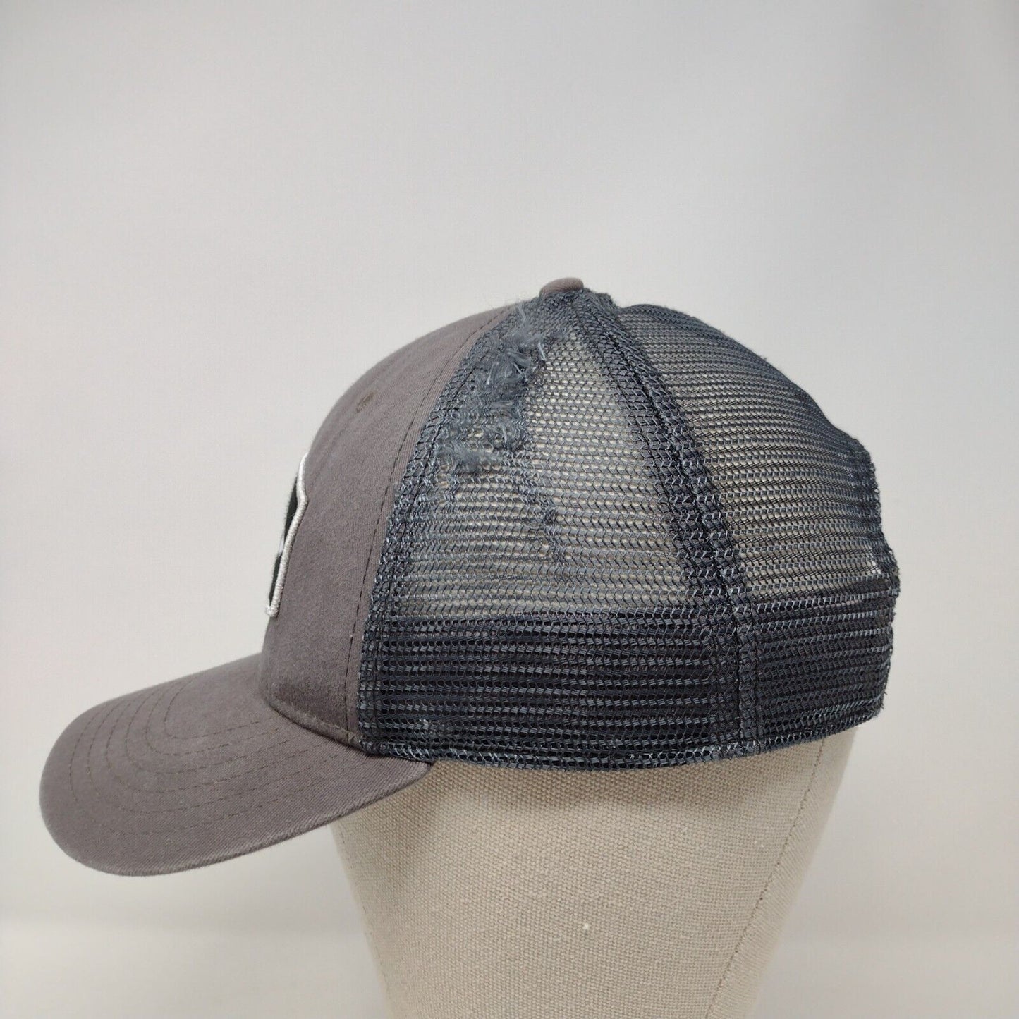 Foresters Snapback Trucker Hat Gray OSFA Adjustable Embroidered Mesh Back Pukka