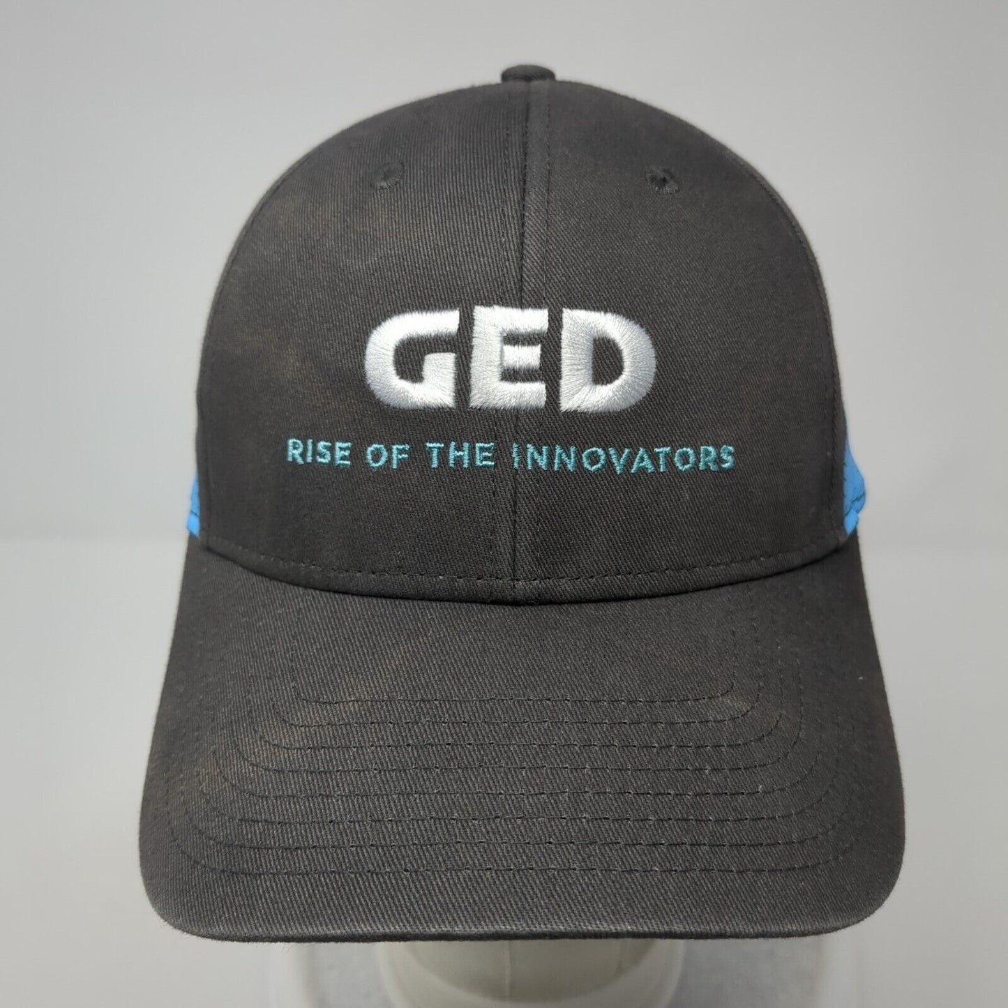 GED Rise of The Innovators Gray One Size Adjustable Embroidered 6 Panel Intuit