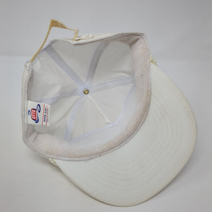 Dahomo Strapback Rope Hat White One Size Solid Adjustable Nylon Otto