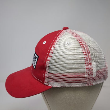 Tractor Supply Co Trucker Hat Red OSFM Mesh Snapback TSC Logo Farm Agriculture