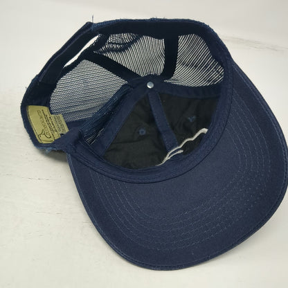 Ducks Unlimited Baseball Cap Blue One Size Mesh Back Strapback Duck Logo Hat