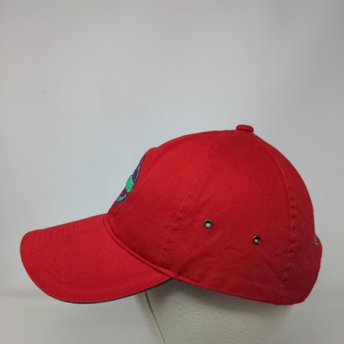 Tabasco Strapback Hat Red OSFM Adjustable Embroidered Vent Holes