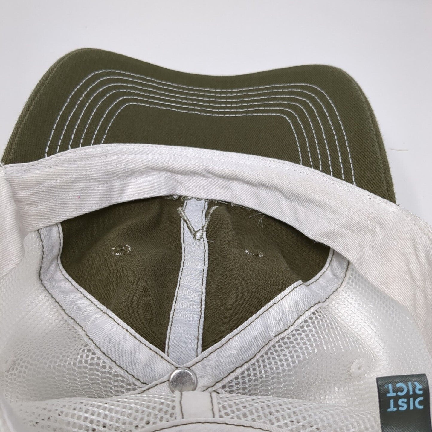 Race To Robie Creek Strapback Trucker Hat Brown One Size Mesh Back District