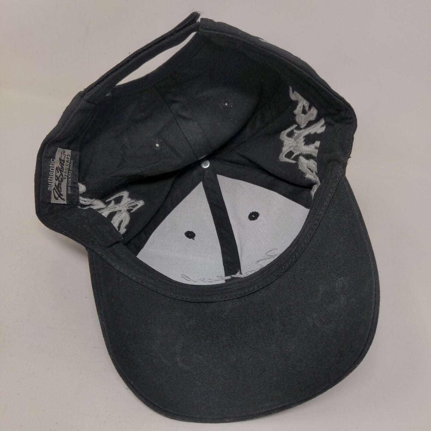 Neptune Strapback Hat Black OSFM Embroidered Headshots KC Caps W/Tags